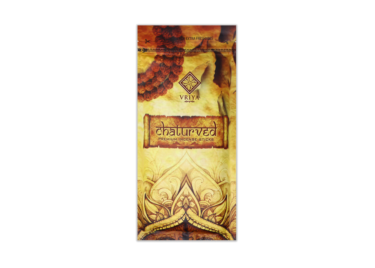 Vriya Chaturved 125g Pouch Incense